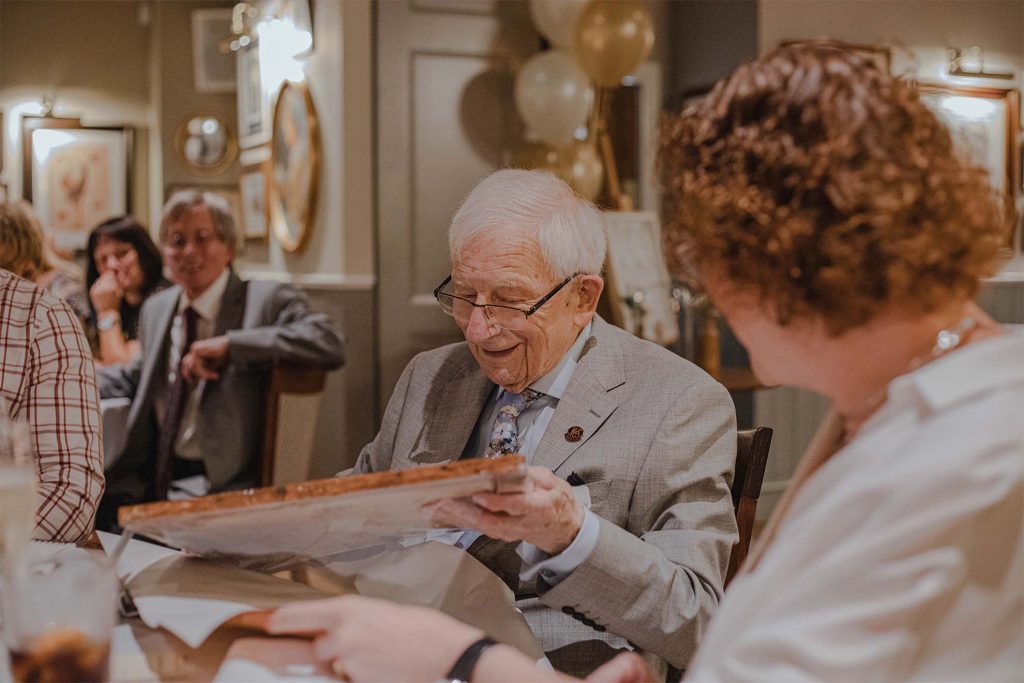 residents enjoying an event